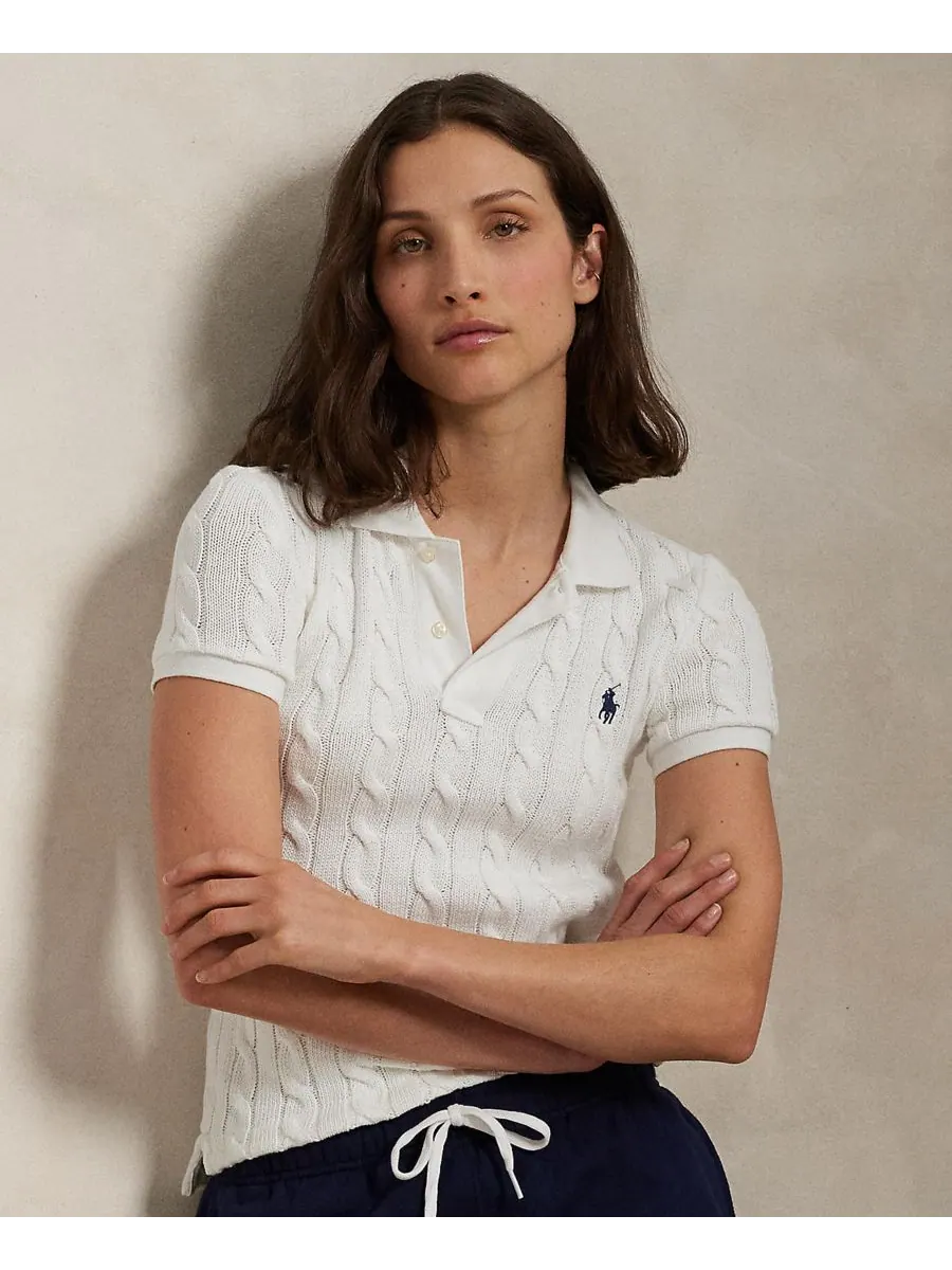Женская рубашка поло крупной вязки Polo Ralph Lauren