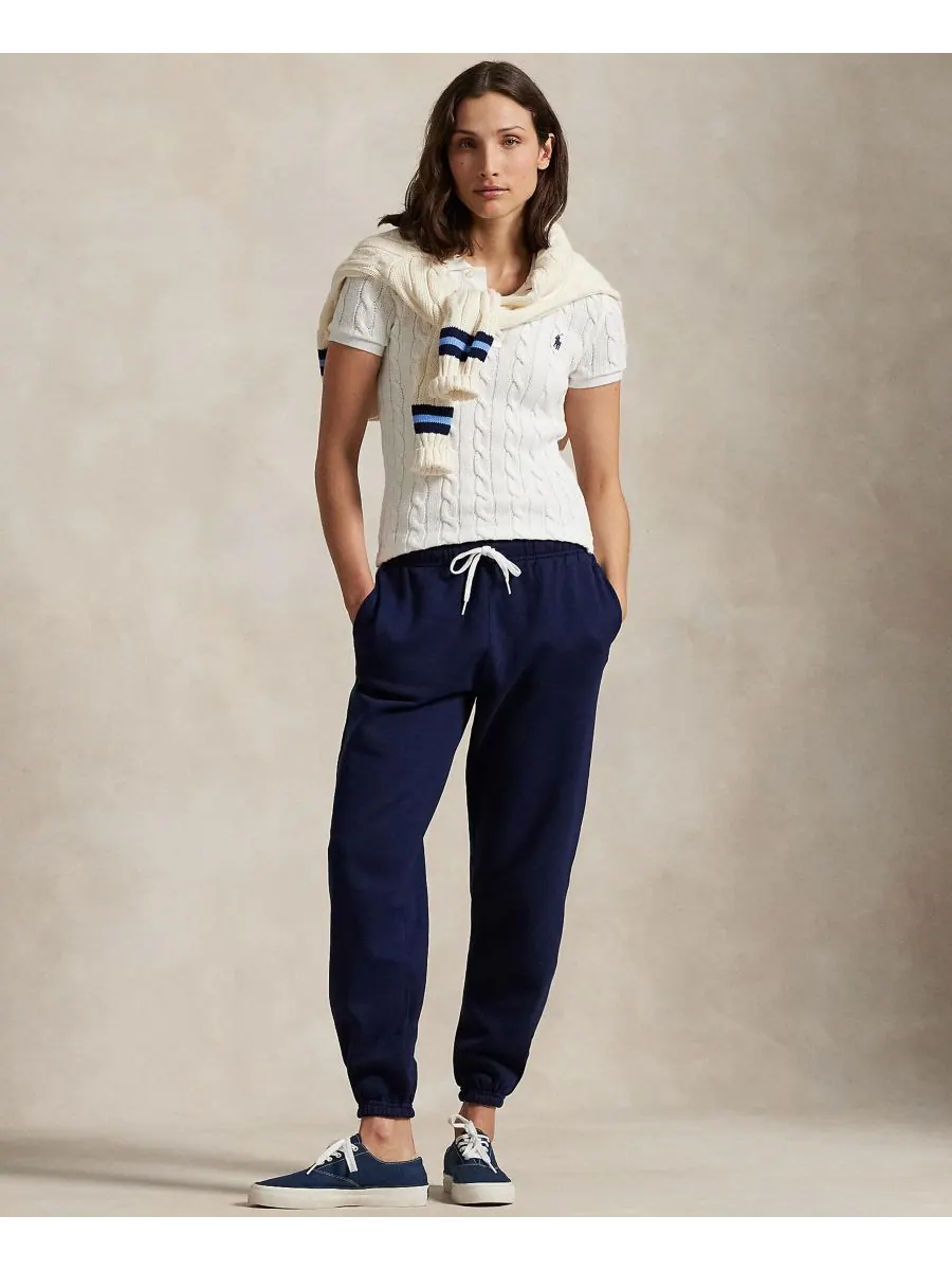 Женская рубашка поло крупной вязки Polo Ralph Lauren — изображение 4 из 5, белый