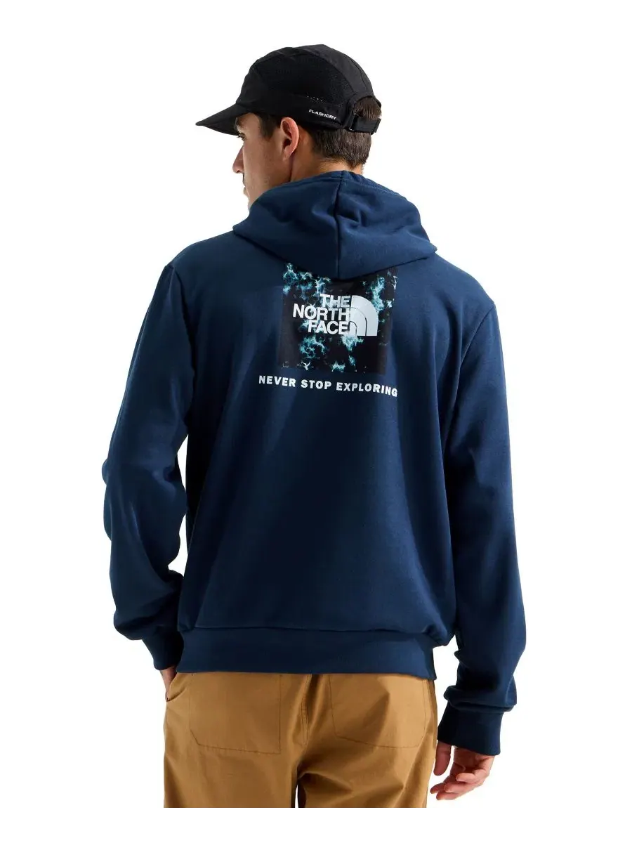 Худи с графическим принтом Evolution Light Print Box NSE The North Face — изображение 1 из 3, темно-синий