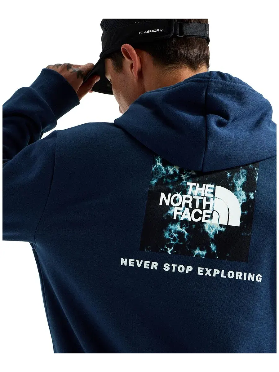Худи с графическим принтом Evolution Light Print Box NSE The North Face — изображение 3 из 3, темно-синий