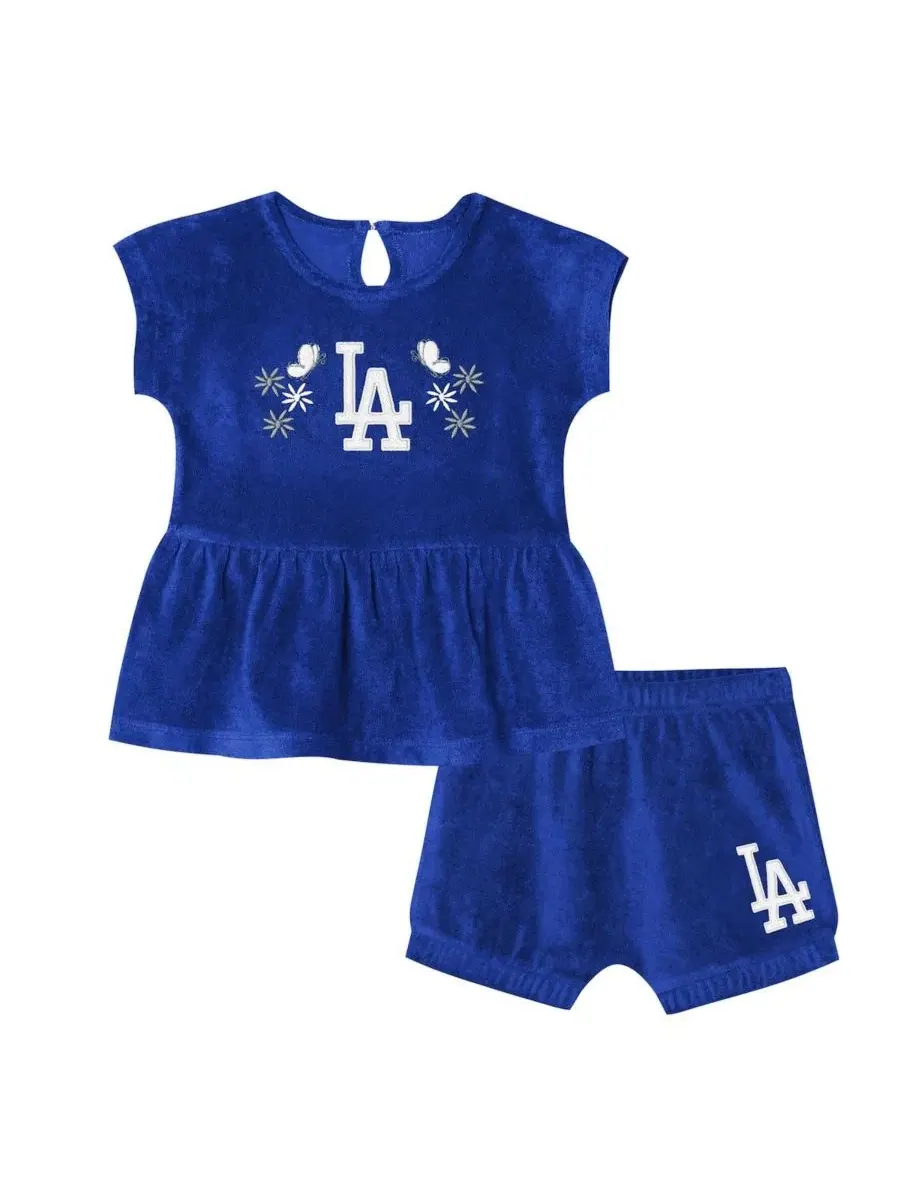 Комплект из топа и шорт с вышивкой Los Angeles Dodgers Outerstuff