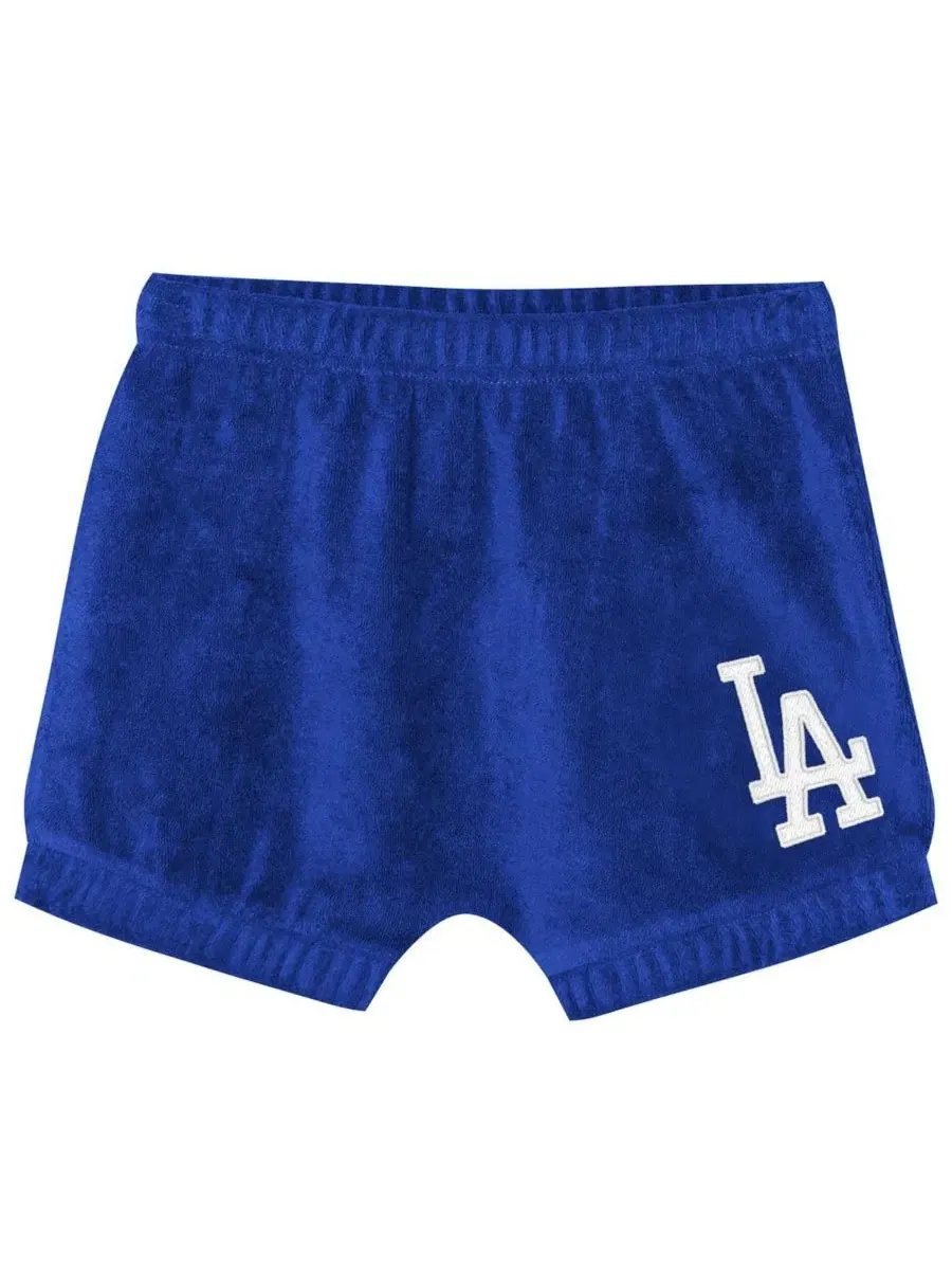 Комплект из топа и шорт с вышивкой Los Angeles Dodgers Outerstuff — изображение 3 из 5, королевский
