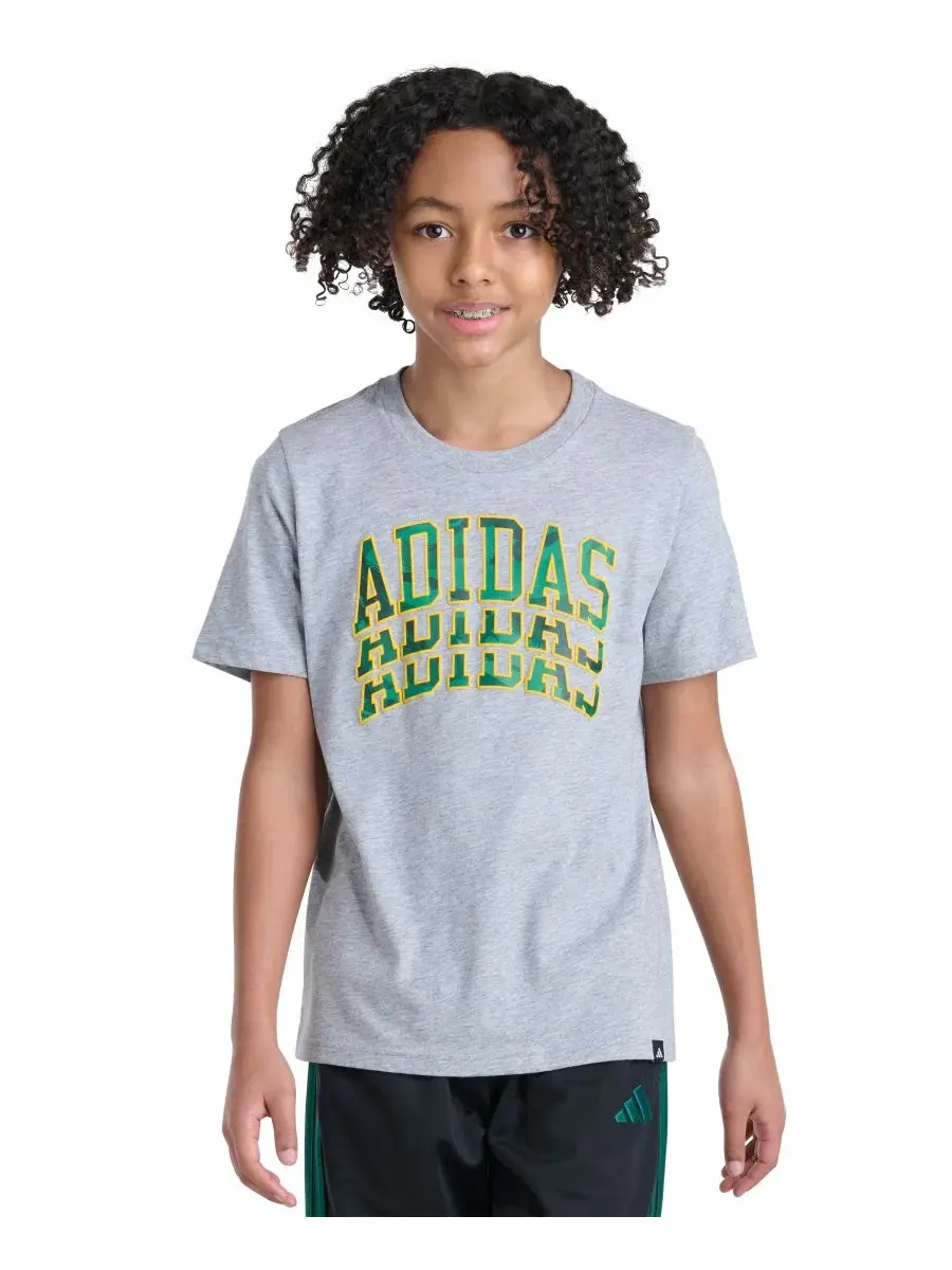 Футболка с принтом adidas