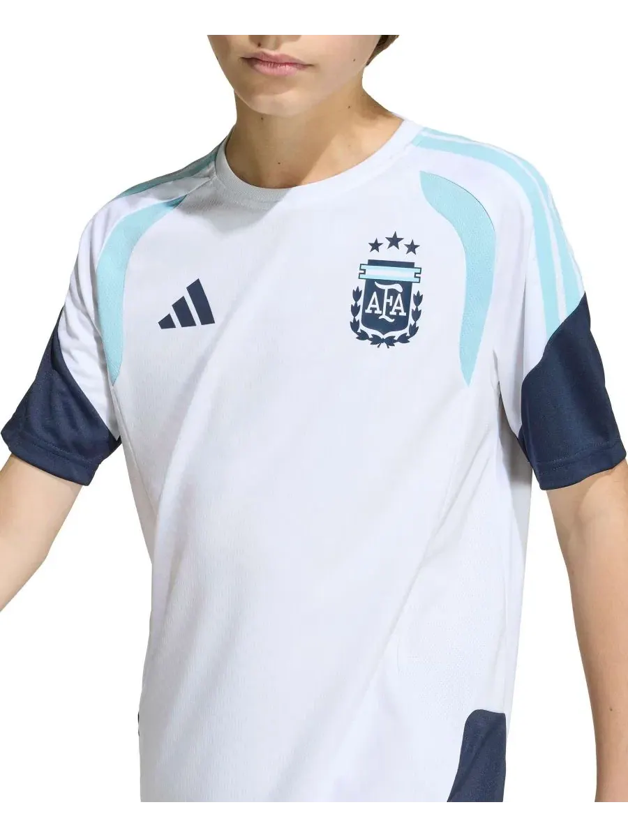 Футболка тренировочная с коротким рукавом Argentina 26 Tiro adidas — изображение 3 из 9, белый