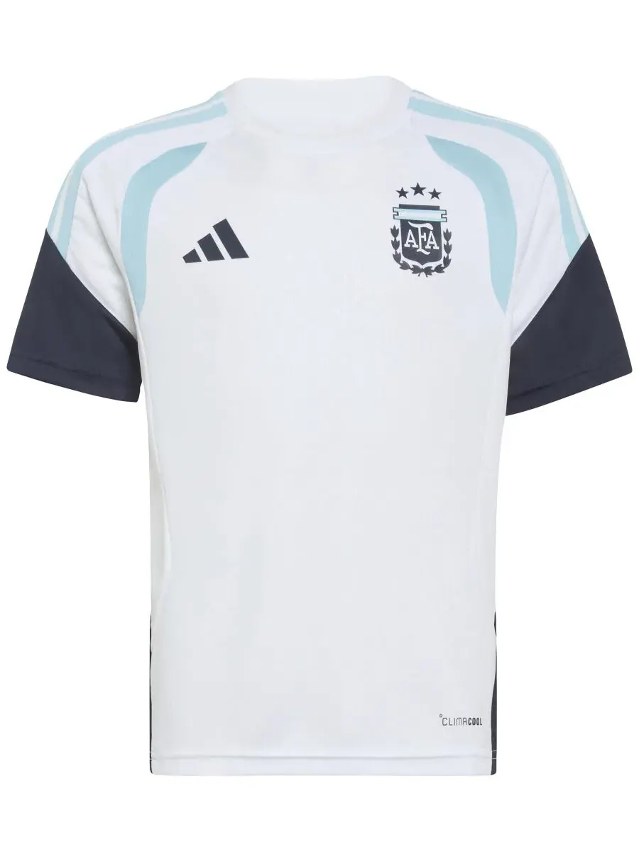 Футболка тренировочная с коротким рукавом Argentina 26 Tiro adidas — изображение 8 из 9, белый