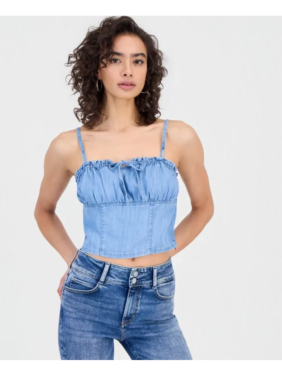 Топ-бюстье из денима Alora Denim GUESS