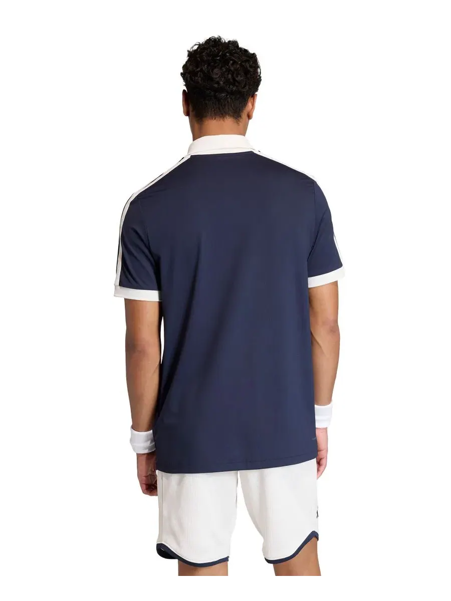 Мужское поло с коротким рукавом Heritage Short-Sleeve adidas, Legend Ink Chalk — изображение 3 из 3