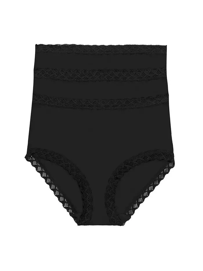 Женские трусики Bliss Full Brief, 3 шт. в упаковке 755058MP Natori — изображение 2 из 2, черный