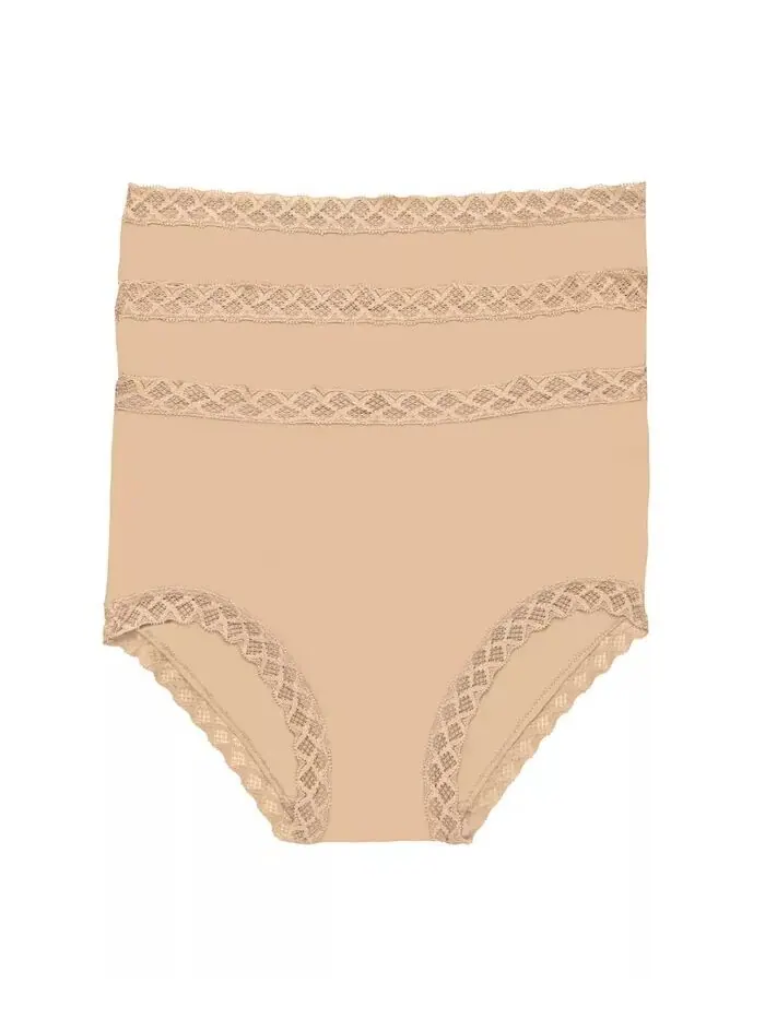 Женские трусики Bliss Full Brief, 3 шт. в упаковке 755058MP Natori — изображение 2 из 2, кофе