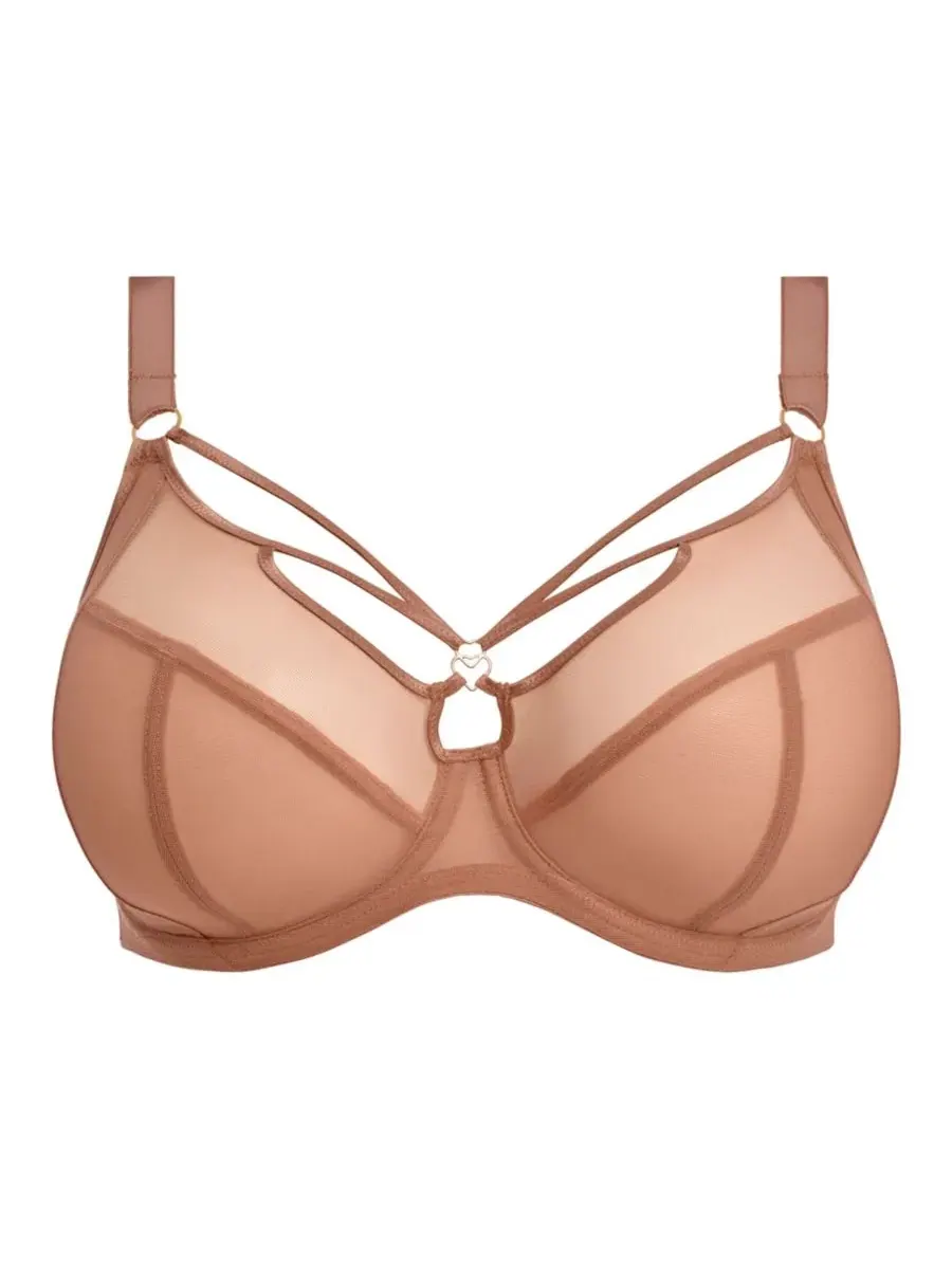 Бюстгальтер Sachi Plunge Bra с косточками, полноразмерный Elomi — изображение 3 из 3, кафе-лате