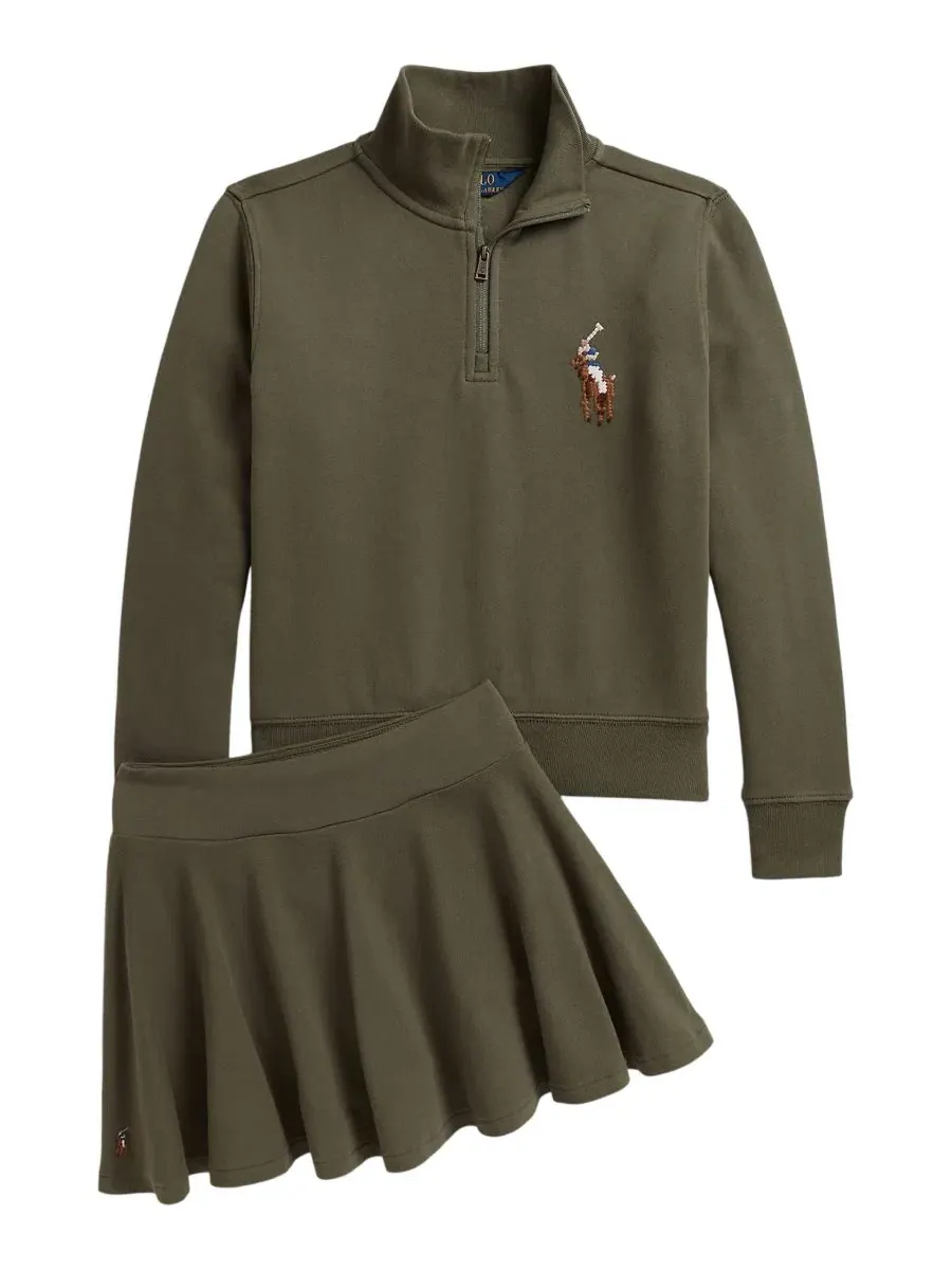 Юбка-шорты из стрейч-сетки Polo Ralph Lauren — 4