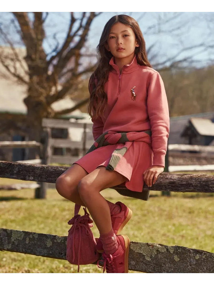 Юбка-шорты из стрейч-сетки с вышивкой Polo Ralph Lauren — 7