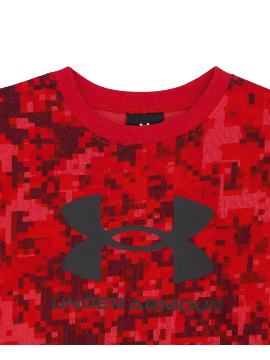 Комплект из худи и джоггеров из флиса Rival Fleece Hoodie and Joggers, 2-Piece Set Under Armour — изображение 3 из 6, красный