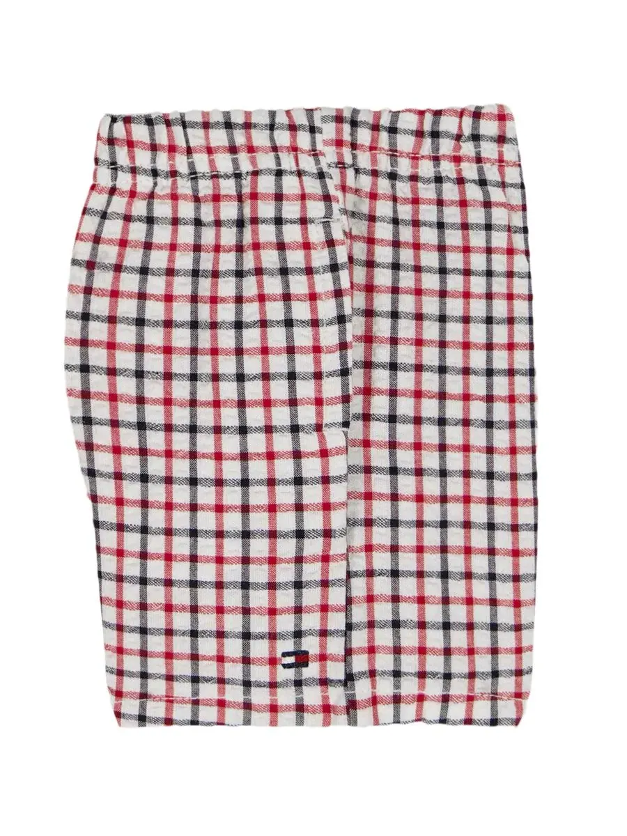 Комплект из рубашки и шорт с принтом в клетку Tommy Hilfiger — изображение 6 из 8
