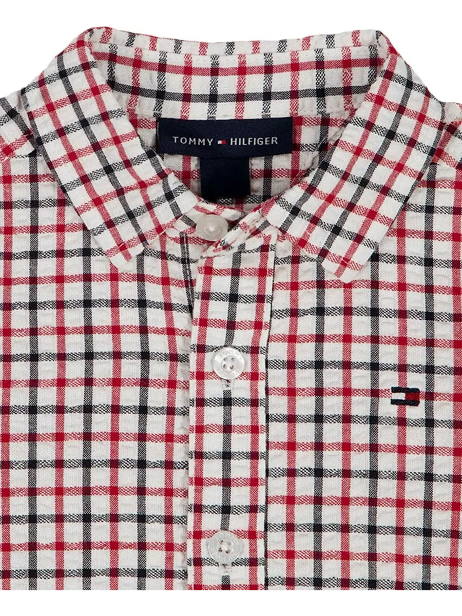 Комплект из рубашки и шорт с принтом в клетку Tommy Hilfiger — изображение 7 из 8