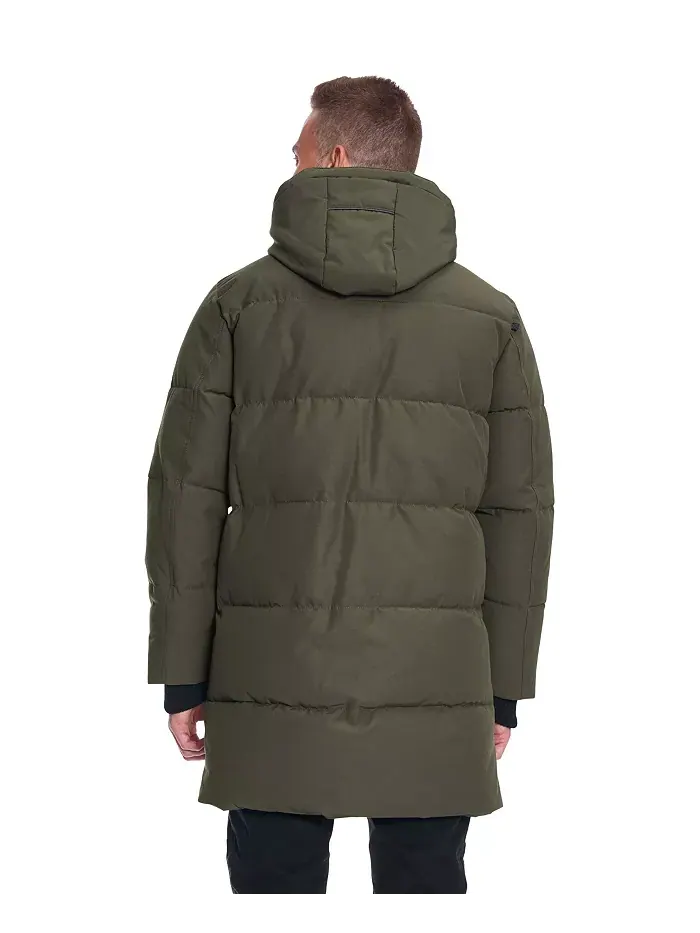 Мужская зимняя пуховая куртка Jasper Alpine North — изображение 2 из 3, оливковый