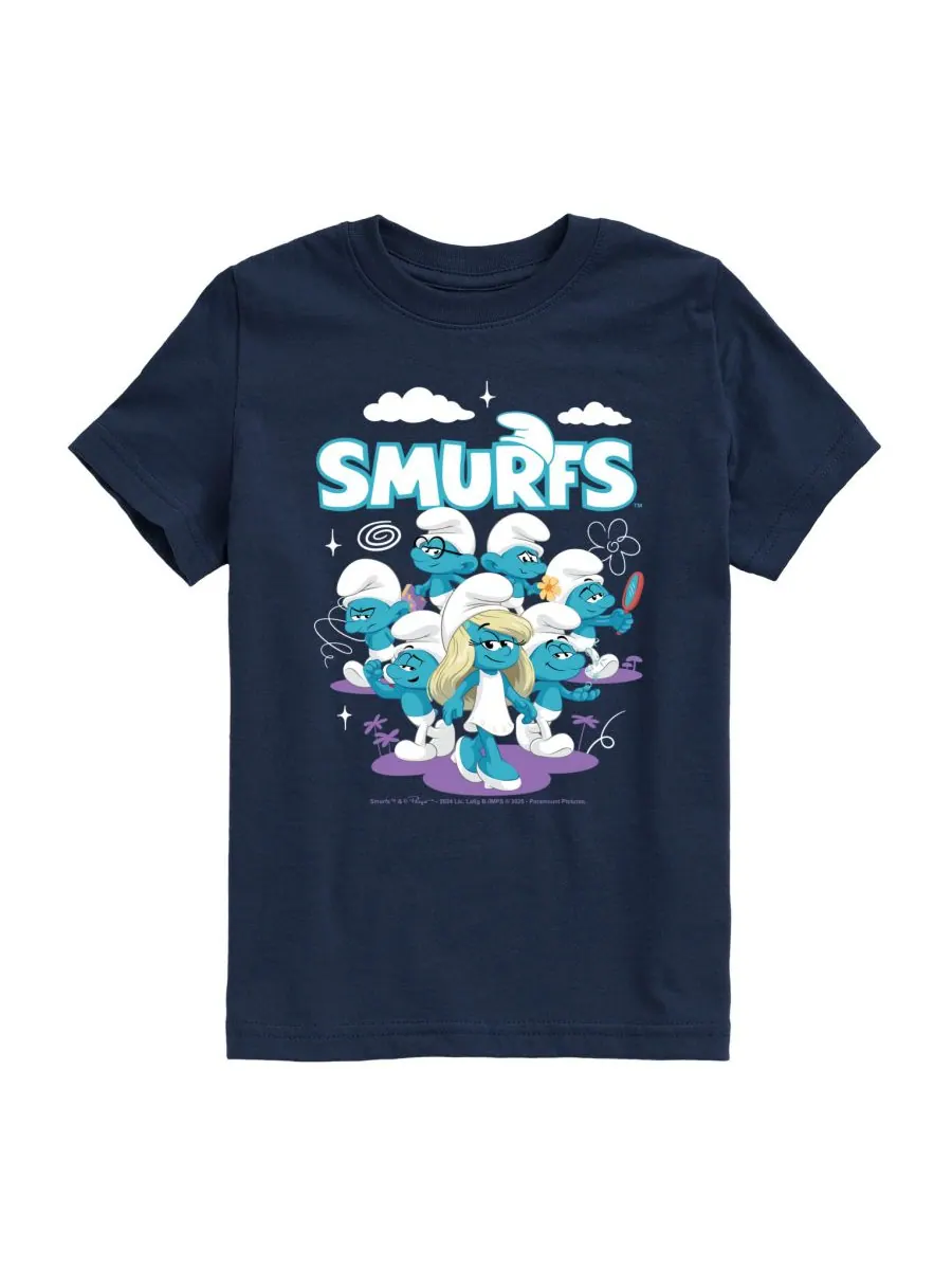 Футболка Big Boys Cloud Graphic Smurfs — синий