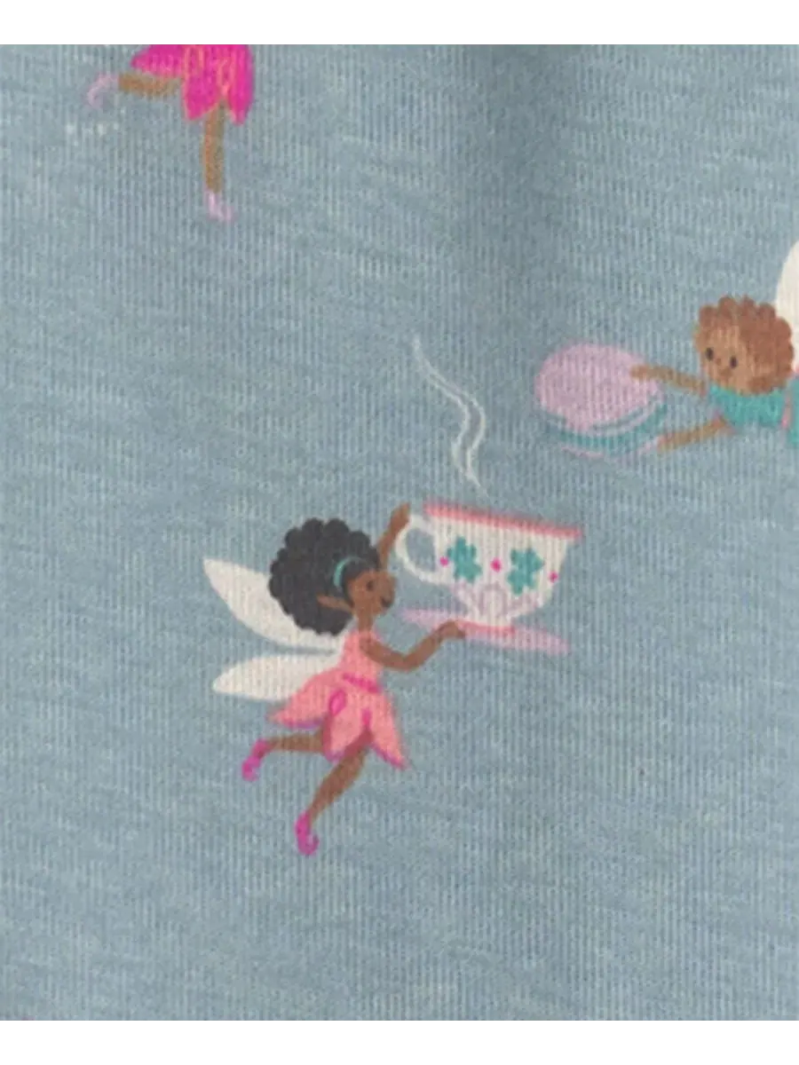Комплект пижам Fairy Long-Sleeve Carter's — изображение 4 из 5, синий/кремовый
