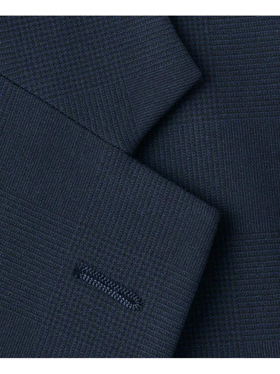Пиджак мужской Milan Slim-Fit MANGO — изображение 6 из 7, темный темно-синий