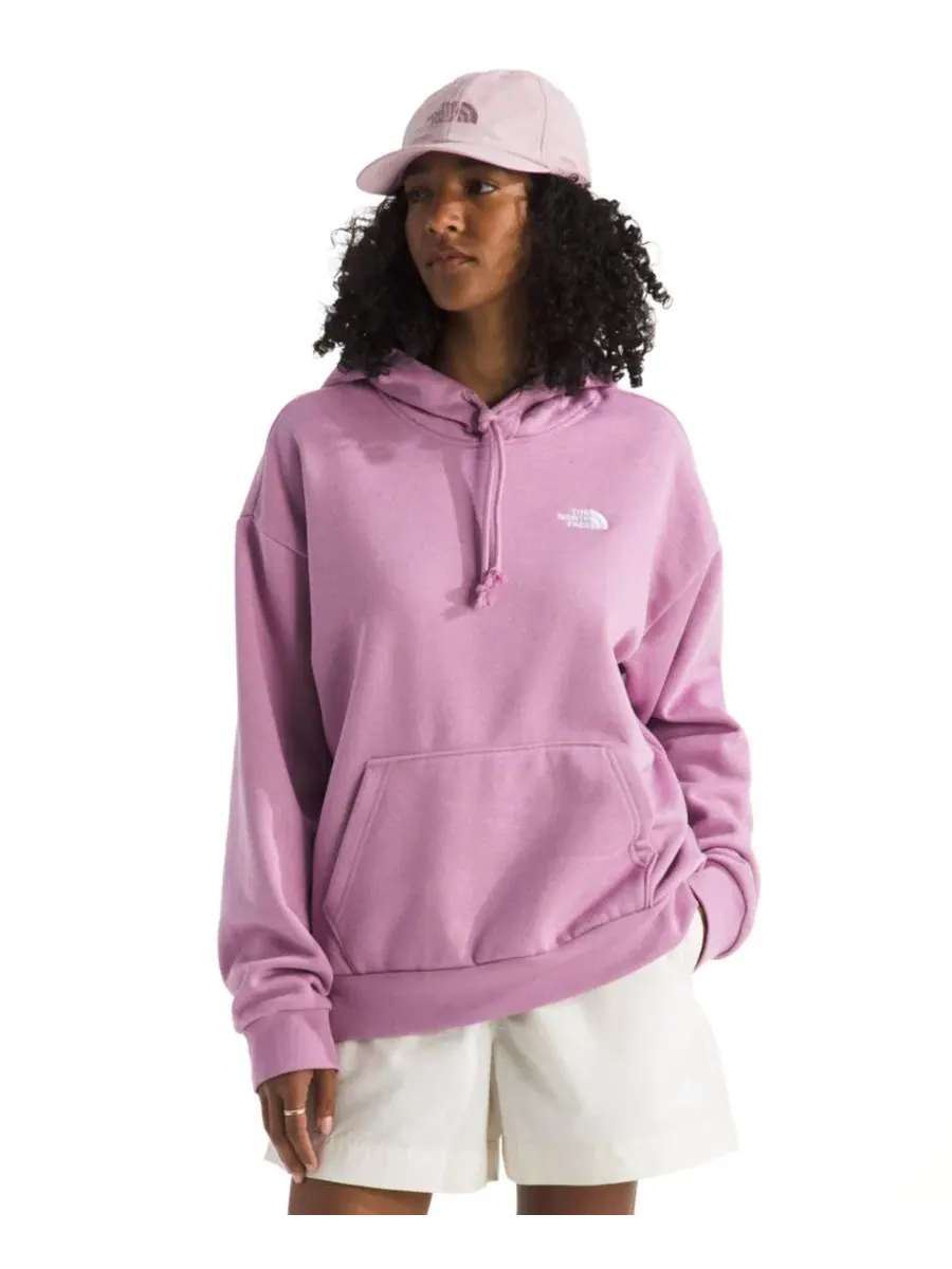 Женский худи-свитшот Evolution оверсайз с капюшоном The North Face — изображение 1 из 3, фиолетовый