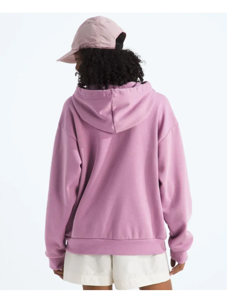 Женский худи-свитшот Evolution оверсайз с капюшоном The North Face — изображение 3 из 3, фиолетовый