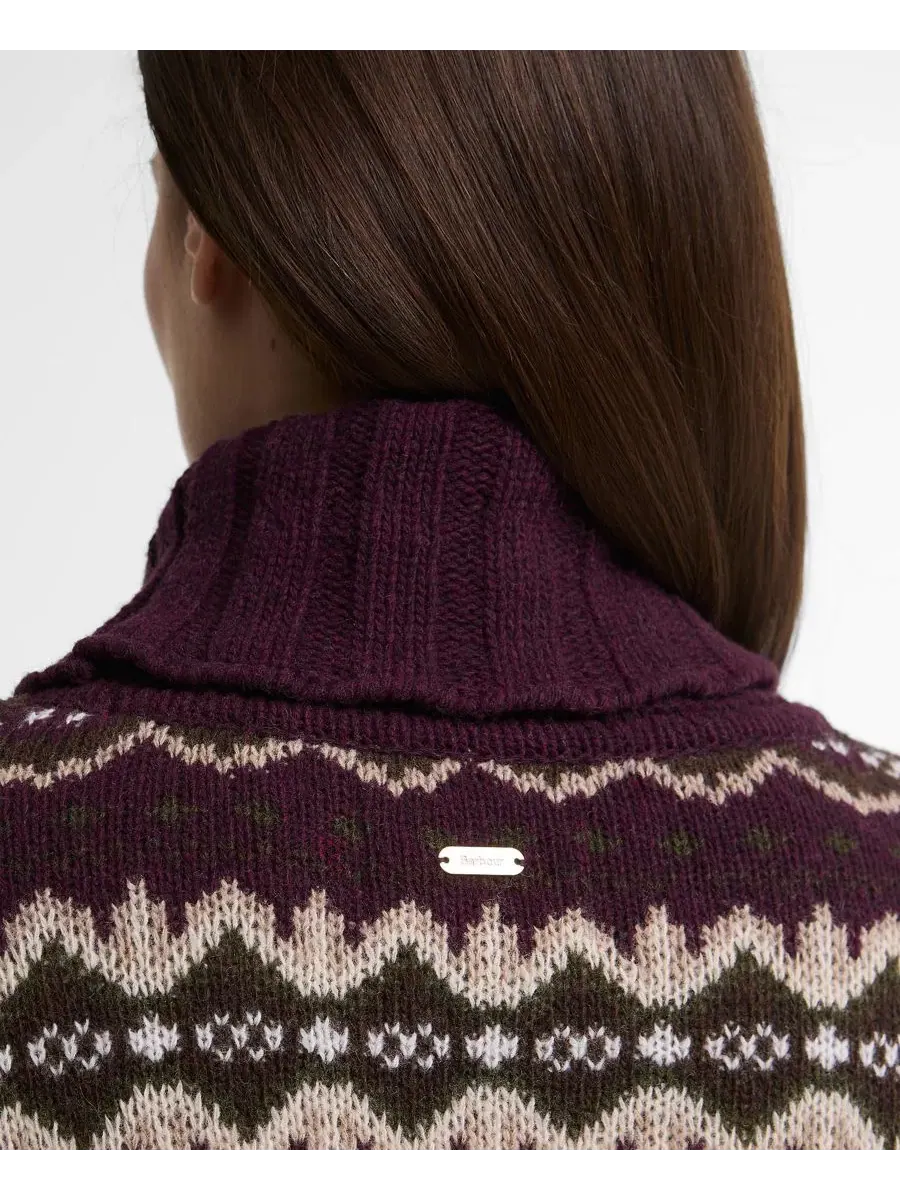 Свитер с воротником-хомутом Fair Isle Barbour — изображение 6 из 6, мульти