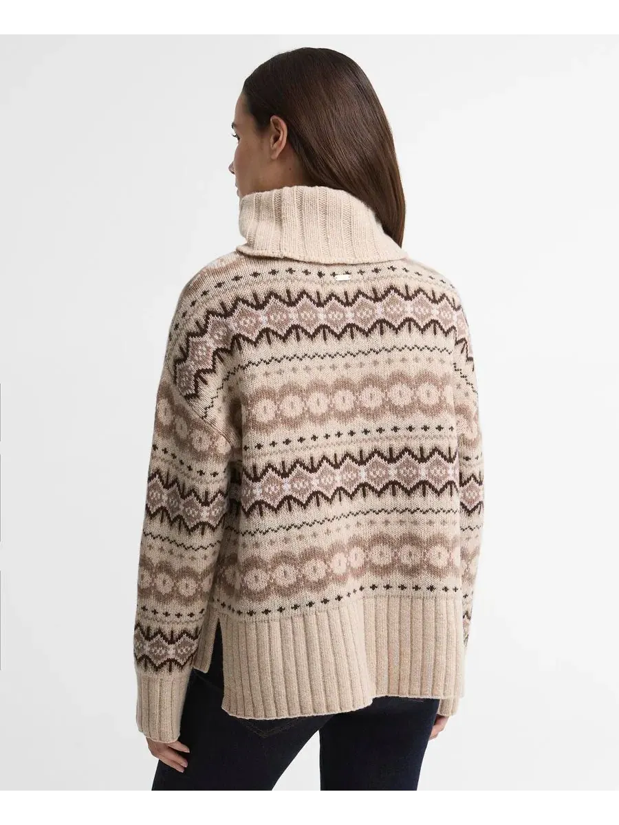 Свитер с воротником-хомутом Fair Isle Barbour — изображение 6 из 6, мульти