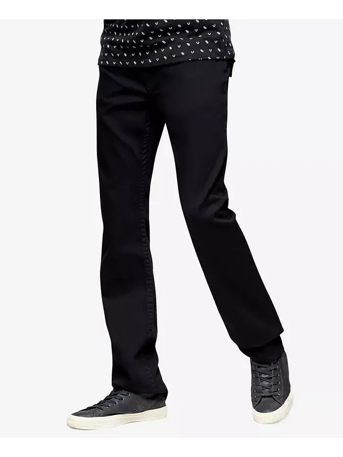 Мужские джинсы Ricky прямого кроя с задними накладными карманами True Religion