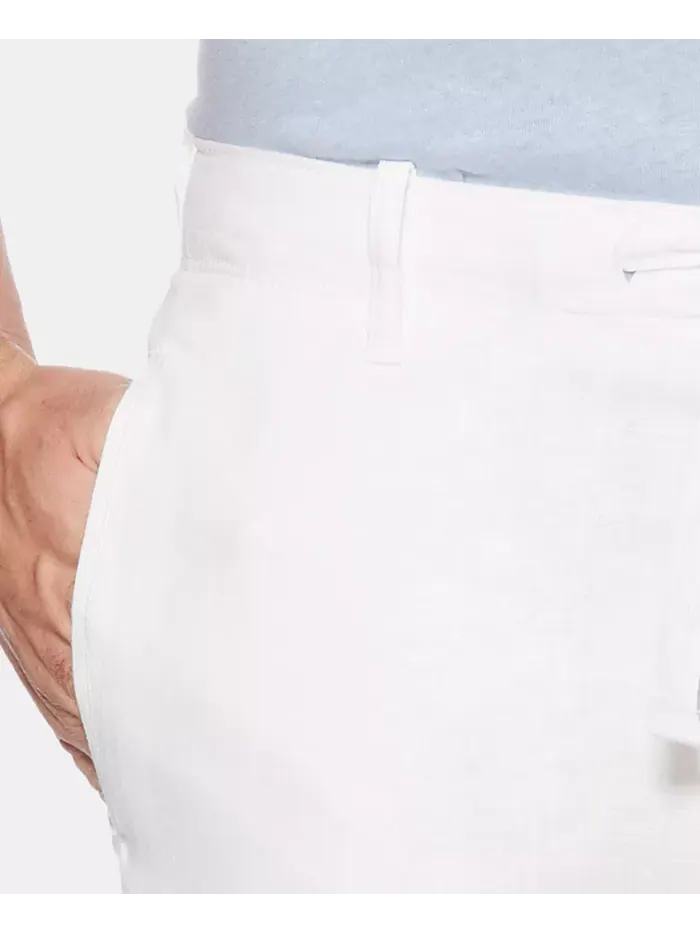 Мужские классические брюки из 100% льна на шнурке Perry Ellis — 3