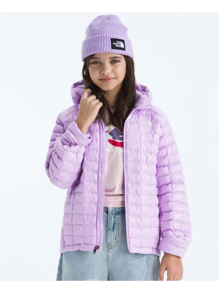 Детская куртка с капюшоном и молнией The North Face — изображение 2 из 10, лиловый