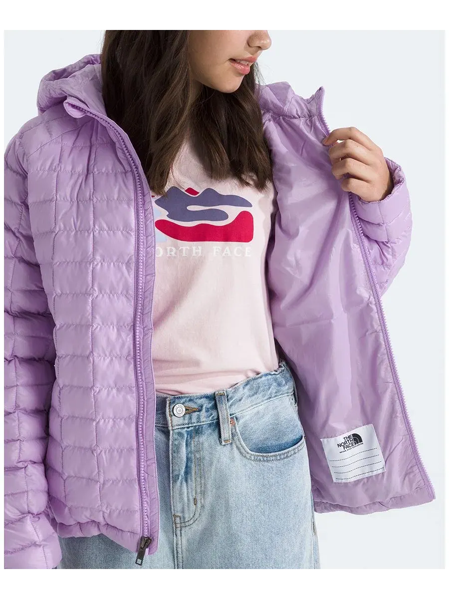 Детская куртка с капюшоном и молнией The North Face — изображение 3 из 10, лиловый