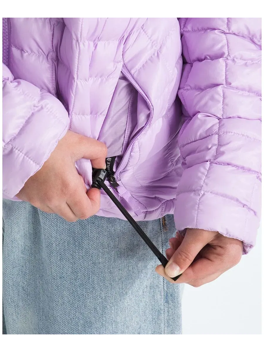 Детская куртка с капюшоном и молнией The North Face — изображение 9 из 10, лиловый