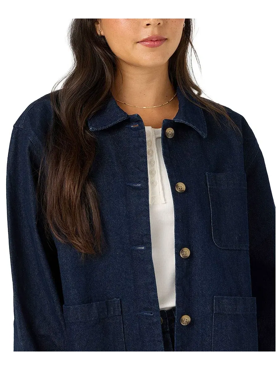 Джинсовая куртка без подкладки Og Chance Denim O'Neill — изображение 2 из 6, темный индиго