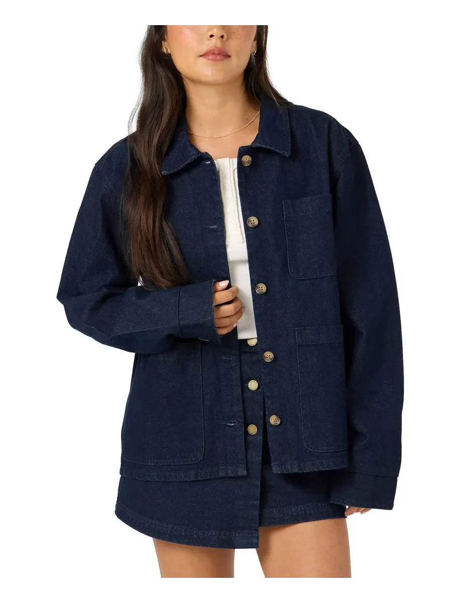 Джинсовая куртка без подкладки Og Chance Denim O'Neill — изображение 5 из 6, темный индиго