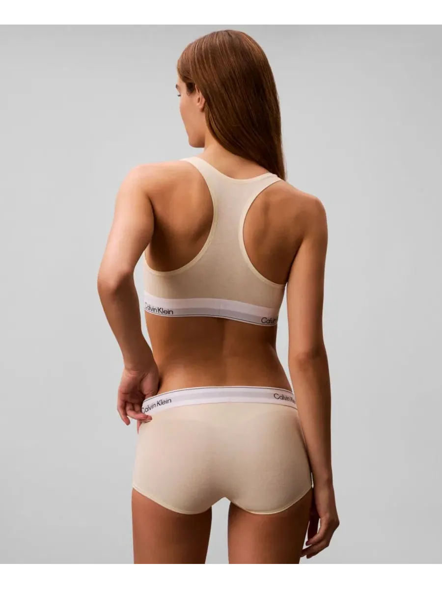 Женские трусики-шорты с высокой посадкой, QF8527 Calvin Klein — изображение 5 из 5, светло-желтый