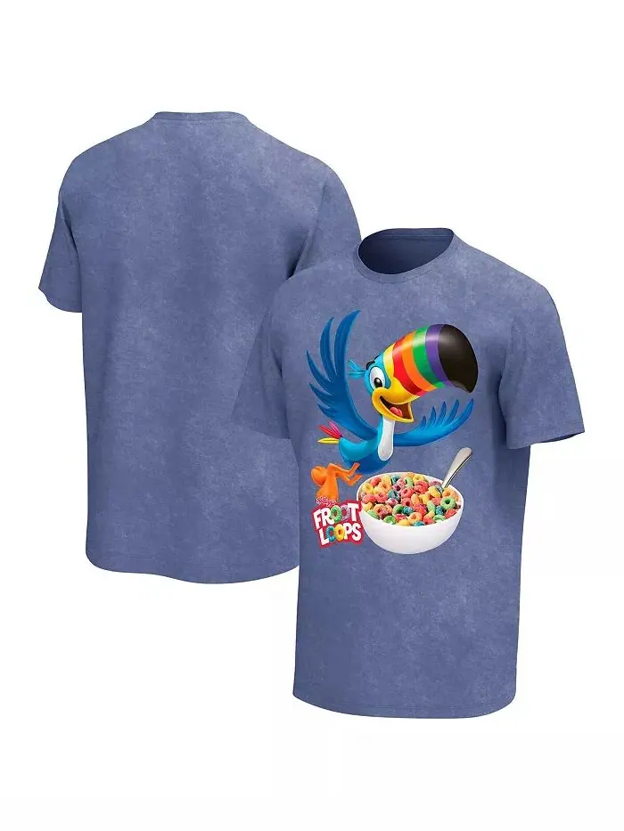 Мужская синяя футболка с логотипом Fruit Loops Washed Philcos — изображение 1 из 3