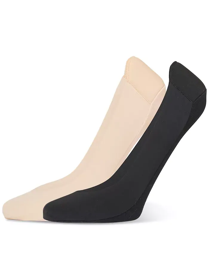 Женские носки Heelbliss с мягкой подкладкой сзади, 2 пары, U24376 Hue