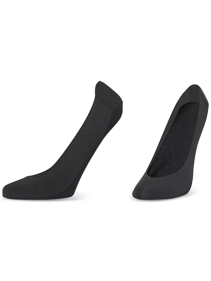 Женские носки Heelbliss с мягкой подкладкой сзади, 2 пары, U24376 Hue — изображение 4 из 5, мульти
