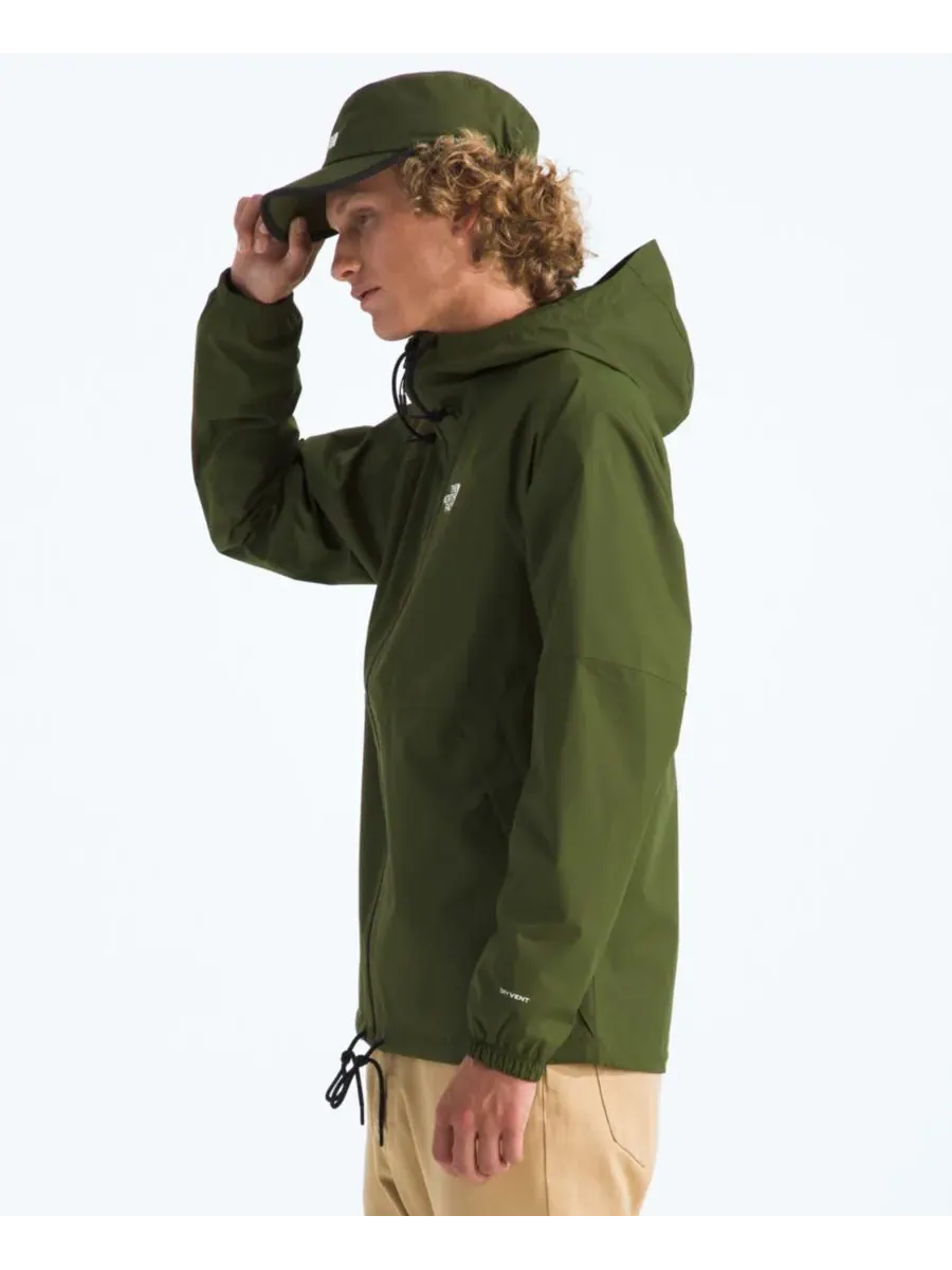Мужская куртка с капюшоном Antora Rain The North Face — изображение 3 из 6, зеленый