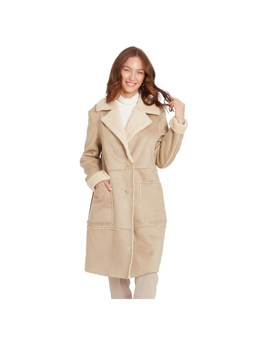 Женское пальто Lily из искусственной овчины Frye