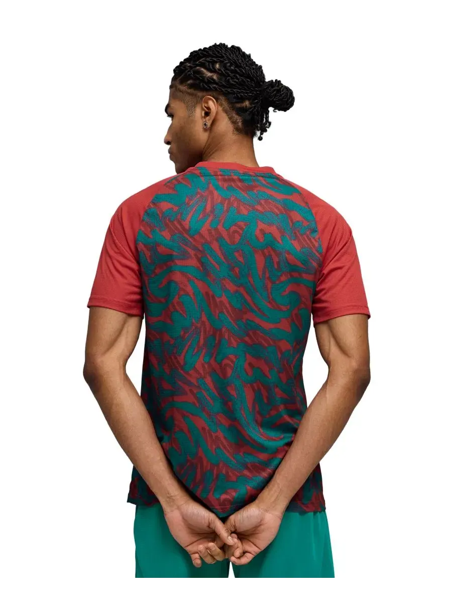 Футболка Puma с круглым вырезом и коротким рукавом, Portugal — изображение 3 из 3, красный/зеленый