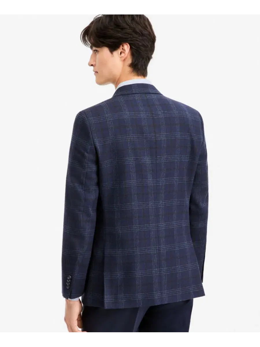 Пиджак мужской Modern Fit с твидовым узором Nautica — изображение 4 из 5, синий