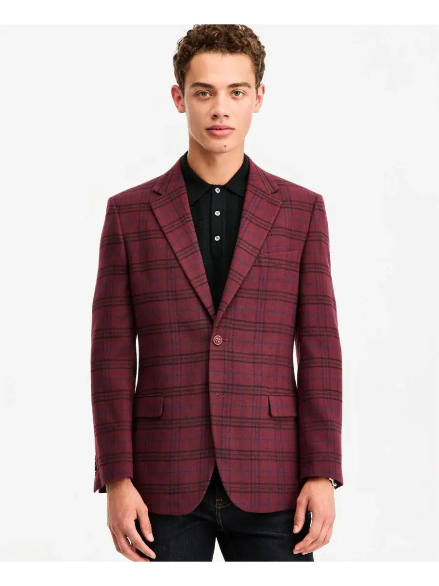 Мужской пиджак Modern Fit с твидовым узором Nautica