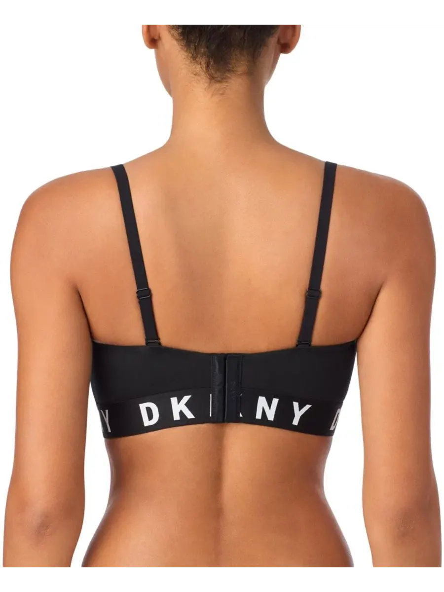 Бюстгальтер-бандо с формованными чашками, модель Cozy Boyfriend DKNY — изображение 5 из 6, черный