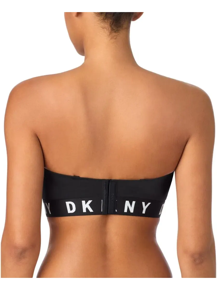 Бюстгальтер-бандо с формованными чашками, модель Cozy Boyfriend DKNY — изображение 6 из 6, черный