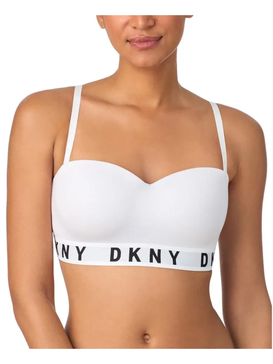 Бюстгальтер-бандо беспроводной с формованными чашками DKNY