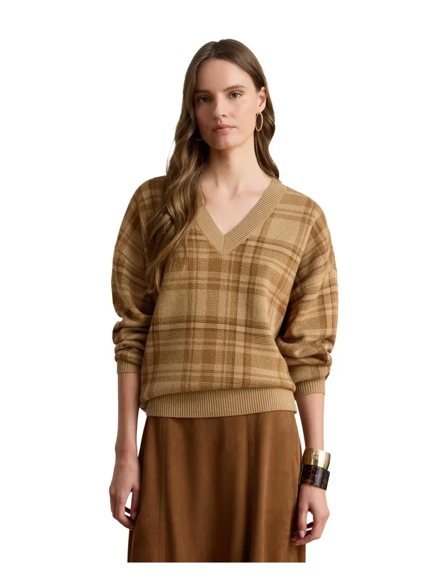 Свитер с V-образным вырезом Lauren Ralph Lauren