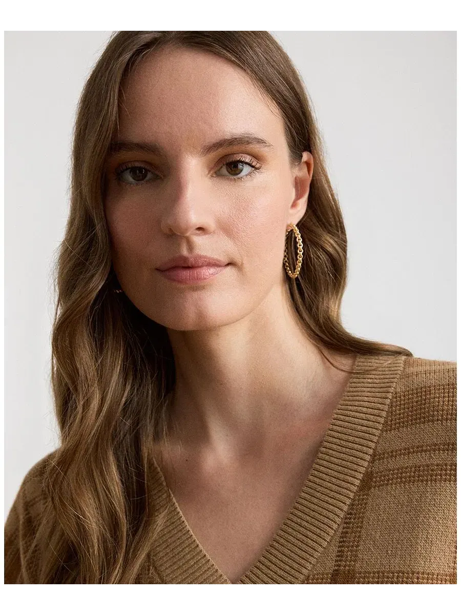 Свитер с V-образным вырезом Lauren Ralph Lauren — изображение 6 из 8, мульти