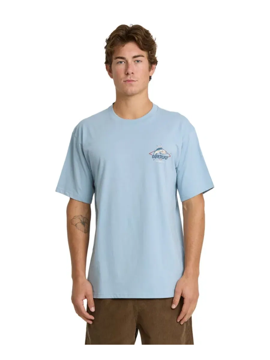 Футболка с коротким рукавом Quiksilver Waterman — изображение 2 из 3, синий