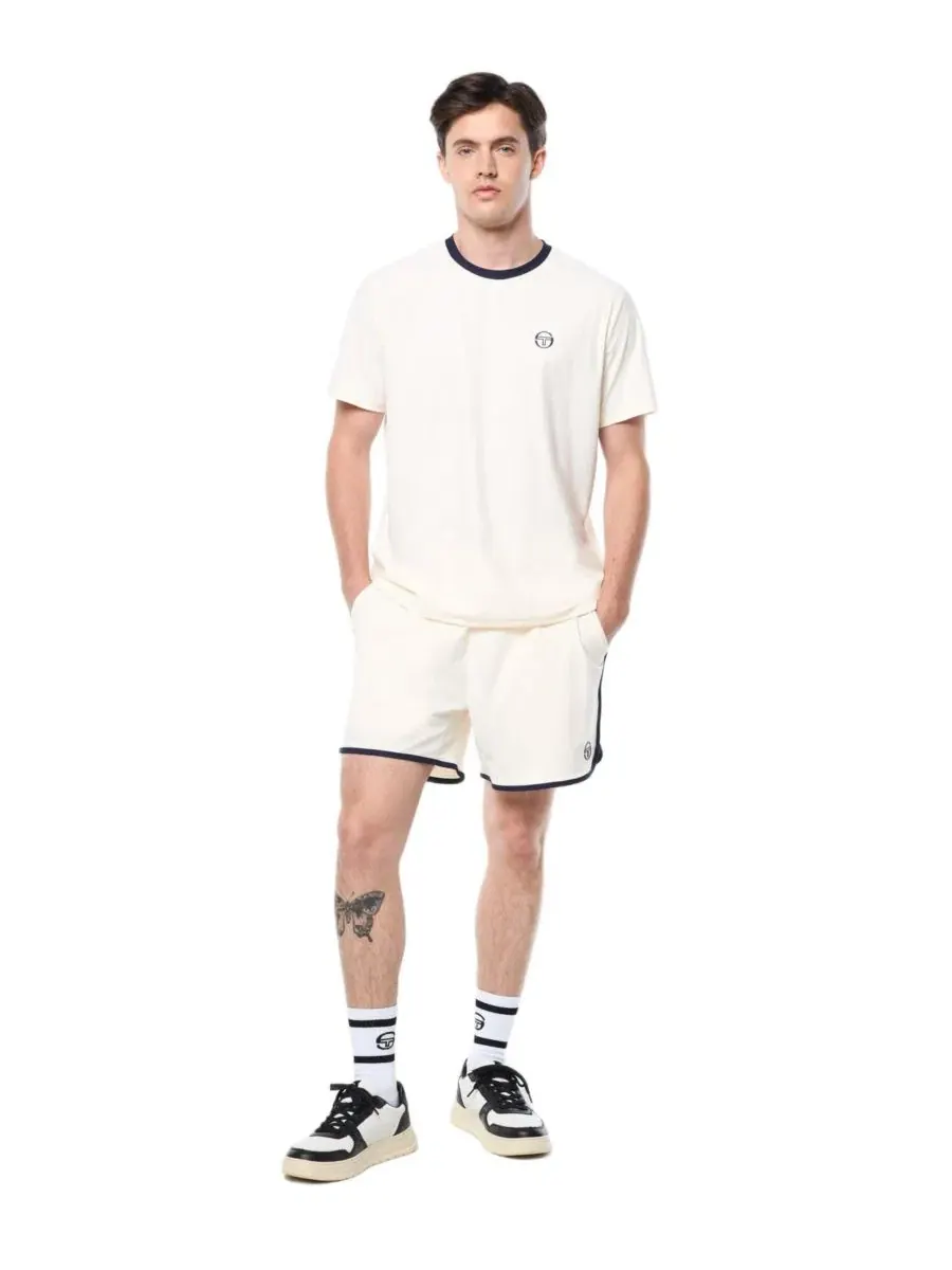 Футболка с контрастным воротником Grata Active Sergio Tacchini — изображение 3 из 5, белый